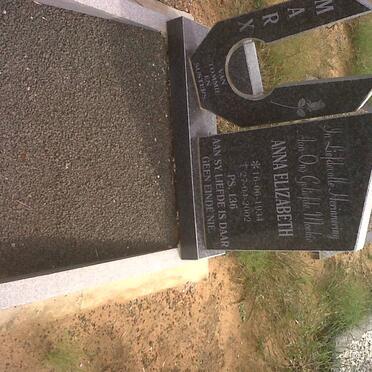 MARX Anna Elizabeth 1934-2002