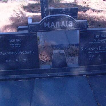 MARAIS Johannes Jacobus 1917- &amp; Susanna Elizabeth WESSELS 1921-1982