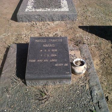 MARAIS Harold Travers 1898-1964 &amp; Millie -1968