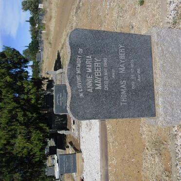 MAYBERY Thomas -1950 &amp; Annie Maria -1940