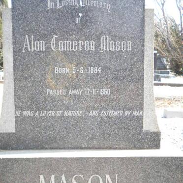 MASON Alan Cameron 1884-1950