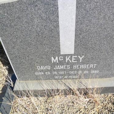 Mc KEY David James Herbert 1907-1980