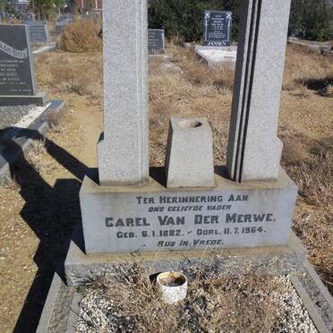 MERWE Carel, van der 1882-1964