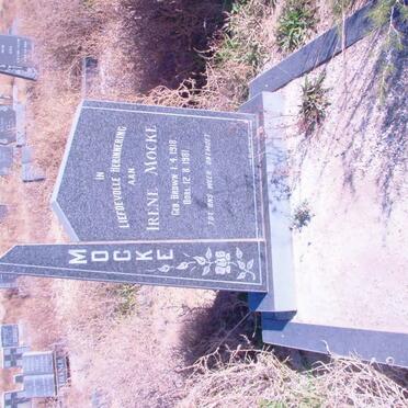 MOCKE Irene 1918-1981