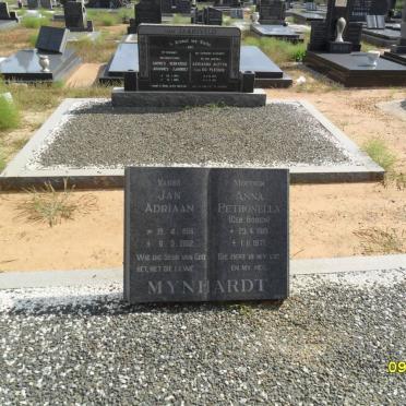 MYNHARDT Jan Adriaan 1916-2001 &amp; Anna Petronella BOSCH 1919-1971