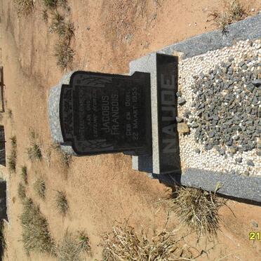 NAUDE Jacobus Francois 1955-1955