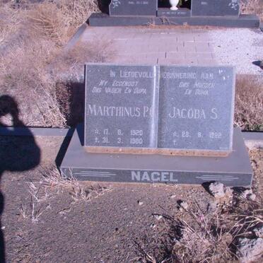 NAGEL Marthinus P. 1920-1980 &amp; Jacoba S. 1922-