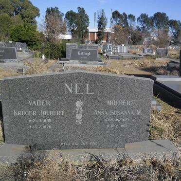 NEL Kruger Joubert 1898-1976 &amp; Anna Susanna M. MIENIE 1912-