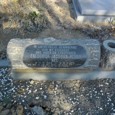 NEL Frederick Jacobus Petrus 1903-1976