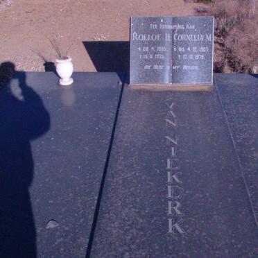 NIEKERK Roelof H., van 1905-1975 &amp; Cornelia M. NEL 1907-1979