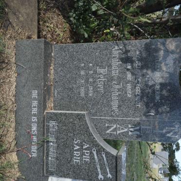 NIEMAN Abraham Johannes Pelser 1946-1995