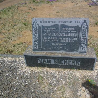 NIEKERK Jan Walters, van 1879-1955 &amp; Jacoba Adriana DU TOIT 1888-1972