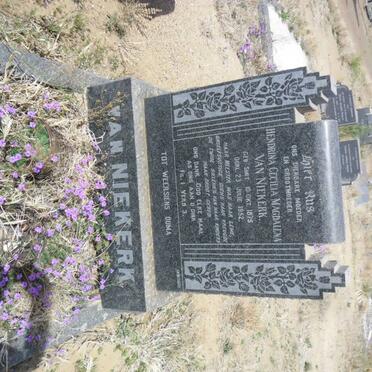 NIEKERK Hendrina Cecilia Magdalena, van nee SMIT 1875-1952