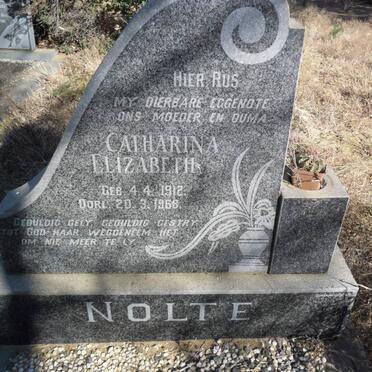 NOLTE Catharina Elizabeth 1912-1968