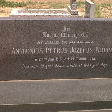 NOPPE Anthonius Petrus Jozefus 1912-1975