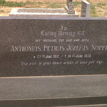 NOPPE Anthonius Petrus Jozefus 1912-1975