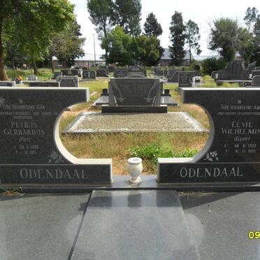 ODENDAAL Petrus Gerhardus 1896-1971 &amp; Elsie Wilhelmina 1903-1980