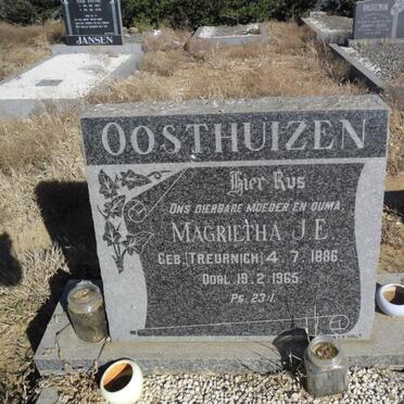 OOSTHUIZEN Magrietha J.E. nee TREURNICH 1886-1965
