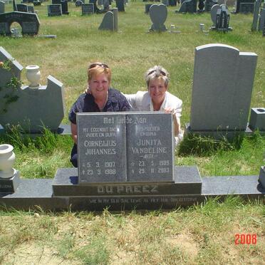 PREEZ Cornelius Johannes, du 1907-1988 &amp; Junita VANDELINE 1909-2003