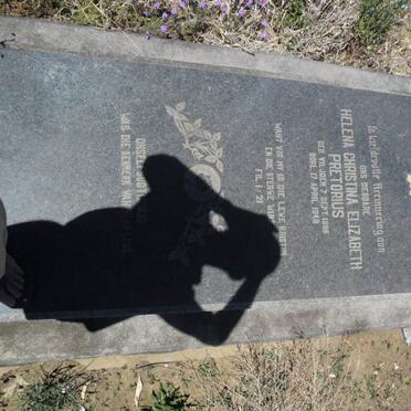 PRETORIUS Helena Christina Elizabeth nee VILJOEN 1888-1948