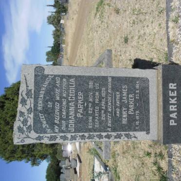 PARKER Henry James 1879-1964 &amp; Johanna Cecilia 1881-1939