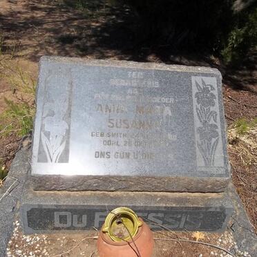 PLESSIS Anna Maria Susanna, du nee SMITH