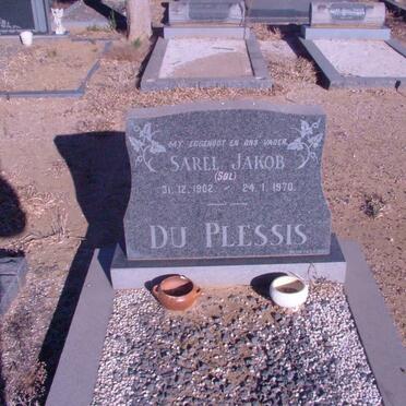 PLESSIS Sarel Jakob, du 1902-1970