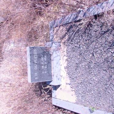 PLESSIS B.H., du 1904-1981