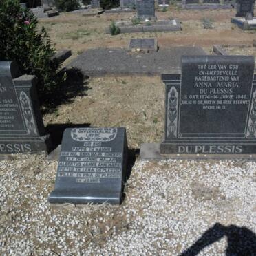 PLESSIS Jan Sebastiaan, du 1866-1943 &amp; Anna Maria 1874-1948