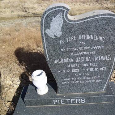 PIETERS Jacomina Jacoba HONIBALL 1929-1979