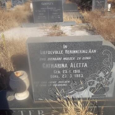 POTGIETER Jacobus Nicolaas 1914-1981 &amp; Catharina Aletta 1918-1983        