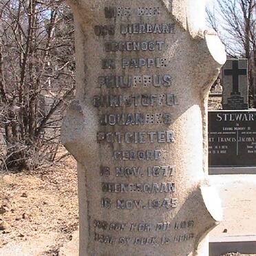 POTGIETER Philippus Christoffel Johannes 1877-1945