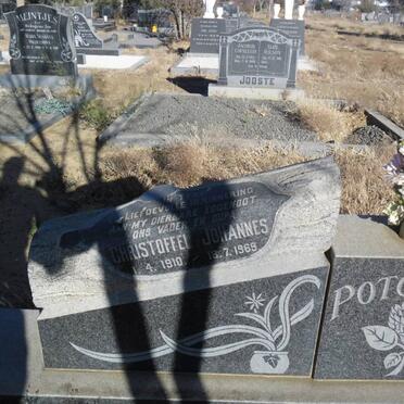 POTGIETER Christoffel Johannes 1910-1969 &amp; Jane Elizabeth 1914-1989   