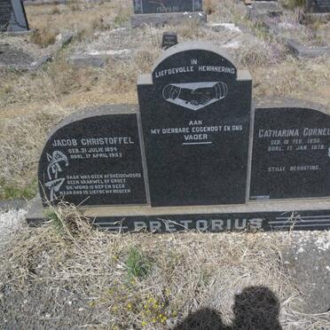 PRETORIUS Jacob Christoffel 1894-1952 &amp; Catharina Cornelia 1898-1978