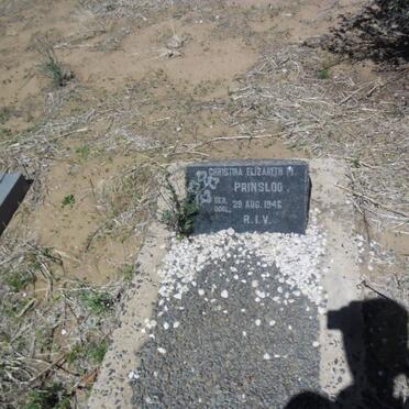 PRINSLOO Christina Elizabeth M. 1946-1946