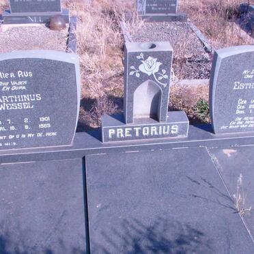 PRETORIUS Marthinus Wessel 1901-1985 &amp; Esther George Dina ASERMAN 1907-1983