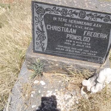 PRINSLOO Christiaan Frederik 1948-1951