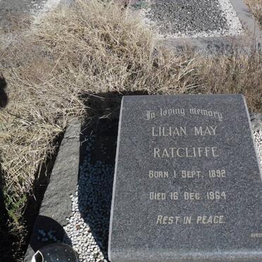 RATCLIFFE Lilian May 1892-1964