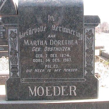 RAUTENBACH Martha Dorethea nee OOSTHUIZEN 1874-1967