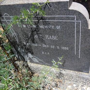 RABÉ Ernst 1900-1955