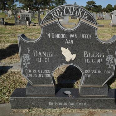 REYNEKE D.C. 1930-1996 &amp; E.C.M. 1956-