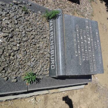 RENSBURG Ben D.J., van 1903-1946