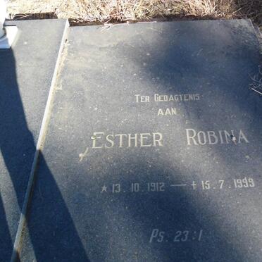 RENSBURG Esther Robina, J. van 1912-1999