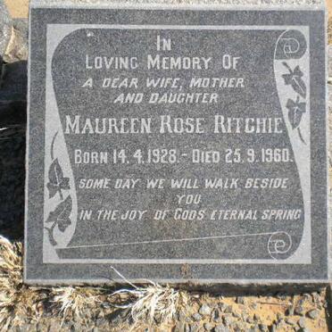 RITCHIE Maureen Rose 1928-1960