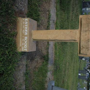 ROODT Esther 1927-2007