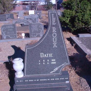 ROUX Datie, le 1926-2008