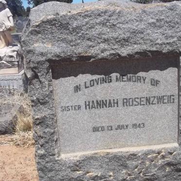 ROSENZWEIG Hannah -1943