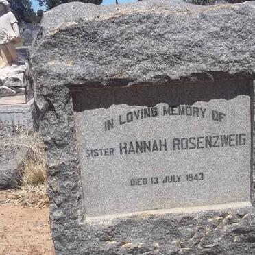 ROSENZWEIG Hannah -1943