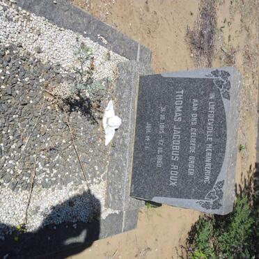 ROUX Thomas Jacobus 1915-1960