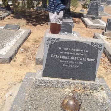 ROUX Catharina Aletta, le nee DU TOIT 1882-1957